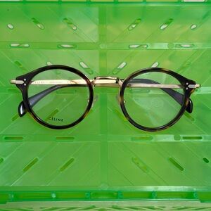 Céline Round Tortoise Glasses